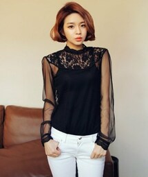 シースルーブラウス(シャツ/ブラウス)