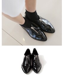 エナメルローファー(パンプス)