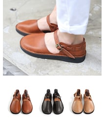 フェイクレザーヴィンテーサンダル(サンダル)