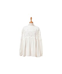 クロシェレースポイントシャーリングブラウス(シャツ/ブラウス)