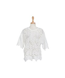 フラワーレースブラウス(シャツ/ブラウス)