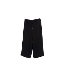 ウエストゴムワイドパンツ(チノパンツ)