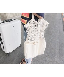 リネン混ユニークエコバッグ(エコバッグ/サブバッグ)