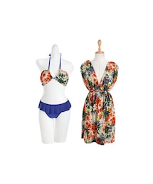 トロピカル柄ビキニ(ワンピース別売り)(水着)