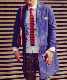 DANTON | スプリングコート。(ステンカラーコート)