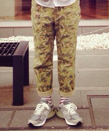 TAKEO KIKUCHI | ガーデニングパンツ。ツリーカモ。(その他パンツ)