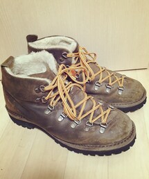 CEBO | cebo ムートン トレッキングブーツ ブラウン(ブーツ)