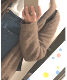 DouDou | フェレットロングカーディガンとても暖かくてお気に入り(カーディガン/ボレロ)