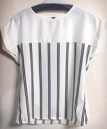 Tiffee Store | チェック透けオーガンジーフレアスカートし(Tシャツ/カットソー)