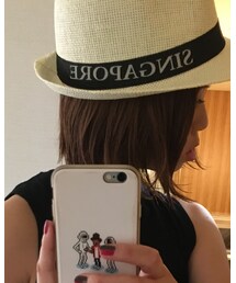 暑すぎて購入したシンガポールハット | ハット