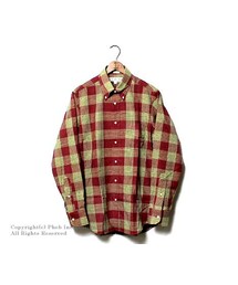INDIVIDUALIZED SHIRTS | インディビジュアライズドシャツ マドラスチェックボタンダウンシャツ 【1982-MADRAS-N45YBP】(シャツ/ブラウス)