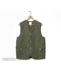 ワーカーズ/WORKERS クルーザーベストコットンポプリン【CRUISER-VEST-COTTON-POPLIN】(ベスト)