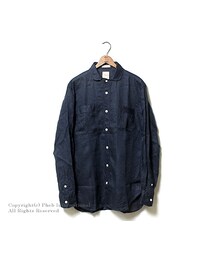 Sanca | サンカ/SANCA 日本製 フレンチリネンミニラウンドカラーシャツ(S15SSH15)(シャツ/ブラウス)