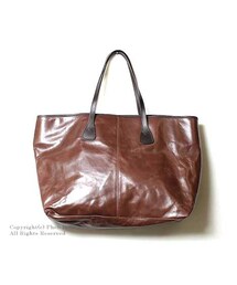 TUSTING | タスティング/TUSTING 英国製 ''バイソントート''レザートートバッグ(BYTHORN-TOTE-BROWN(TS-U08-BR-FFSL))(トートバッグ)