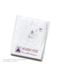 ムーランヌフ/MOULIN NEUF フランス製 パック入りリブタンクトップ(MN-104-23-TANK)(Tシャツ/カットソー)