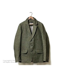 FRANK LEDER | フランクリーダー/FRANK LEDER ドイツ製 ''グリーンリネン''ジャケット(0512053)(テーラードジャケット)
