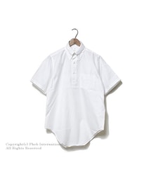 ANATOMICA | アナトミカ/ANATOMICA 日本製 半袖ピンオックスフォードプルオーバーボタンダウンシャツ(530-491-08)(シャツ/ブラウス)