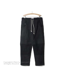 FRANK LEDER | フランクリーダー/FRANK LEDER ドイツ製 ''ANTHRACITE(石炭)''ダブルフェイス ウール イージーパンツ(0623003)(その他パンツ)