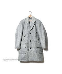 FRANK LEDER | フランクリーダー/FRANK LEDER ドイツ製 ''GREY SCHLADMINGER''ヘビーウールコート(0621028)(ステンカラーコート)