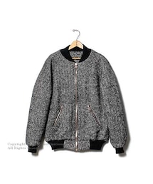 FRANK LEDER | フランクリーダー/FRANK LEDER ドイツ製 ''ウールへリンボーン'' ボマージャケット ショートジャケット (0627047)(ブルゾン)