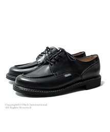 Paraboot | パラブーツ/PARABOOT フランス製 ''シャンポード グッドイヤー'' ローカット Uチップレザーシューズ ブーツ(CHAMBORD-GOODYEAR-NOIR)(ドレスシューズ)