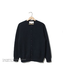 Peter Blance | ピーターブランス/PETER BLANCE 英国製 クルーネックカーディガン・ニット(PB-CREW-CARDIGAN)(ニット/セーター)