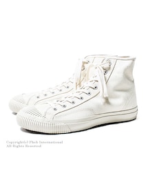 Anachronorm | プラス/PRAS 日本製 ''児島帆布''シェルキャップハイカットスニーカー(PRAS-03-001)(スニーカー)