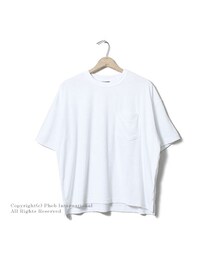 SUNNY  SPORTS | サニースポーツ/SUNNY SPORTS 日本製 ミニパイル ルーズフィットポケT ポケット付きTシャツ(SN16S054)(Tシャツ/カットソー)