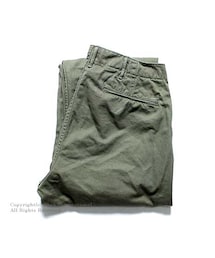 orSlow | オアスロウ（オアスロー）/orSlow×アンドフェブ/and Pheb 日本製 ''オリーブ'' 別注USアーミートラウザー・チノパンツ(01-5360-OLIVE-PHEB)(チノパンツ)