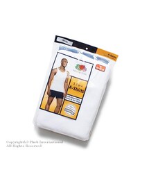 FRUIT OF THE LOOM | フルーツオブザルーム/FRUIT OF THE LOOM ''ホワイト'' タンクトップ 3枚入りパック(2501-A-3)(タンクトップ)