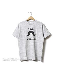 WAREHOUSE | ウエアハウス/WAREHOUSE 日本製 ''YOUR MUSTACHE''Tシャツ(16MS-4601-YOUR-MUSTACHE)(Tシャツ/カットソー)