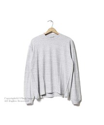 AURALEE | オーラリー/AURALEE 日本製 ''SUPERFINE COTTON'' シームレス ロングスリーブTシャツ ロンT(A6AT02ST/A5AT02ST-LONGT)(Tシャツ/カットソー)