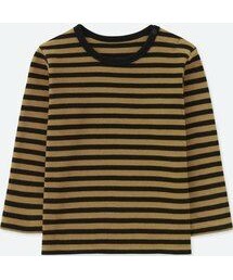 UNIQLO | クルーネックT（ボーダー・長袖）(Tシャツ/カットソー)