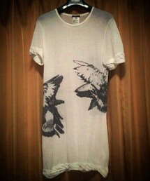 Ann DEMEULEMEESTER | バードプリントカットソー(Tシャツ/カットソー)