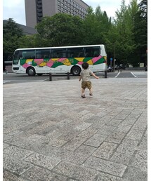 その他 | バスに大興奮のあおい(毎日見てるやん…(その他)