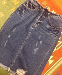 MOUSSY | ペンシルデニムスカート
(デニムスカート)