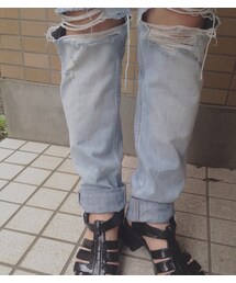 ZARA | rippedjeans(デニムパンツ)