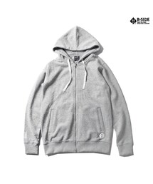 B-SIDE | BASIC RULES ZIP HOODED(スタジャン)