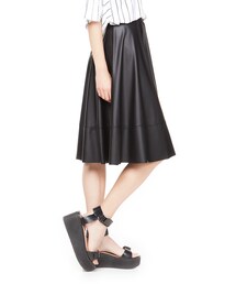 leather skirt(スカート)