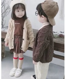 韓国子供服 | size... 90cm / color... ベージュ(カーディガン/ボレロ)
