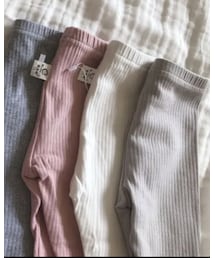 韓国子供服 | size... 70cm / color... ホワイト(レギンス/スパッツ)