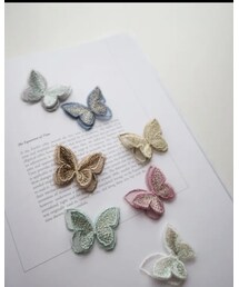 import | voyage / size... 4.2×3.3cm / color... パステルグリーン、ブルー(バレッタ/ヘアクリップ)