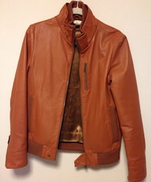 Lens Concave | 豚皮ジャケット(ライダースジャケット)