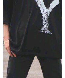 B Yohji Yamamoto | 30天竺PTB/Yプリント半袖
(トップス)