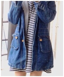 古着 | ボーダーワンピース(ワンピース)