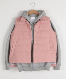 フードジップアップ＆ベストSET(ベスト)