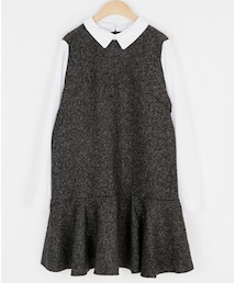 ガーリッシュ切り替えワンピース(ワンピース)