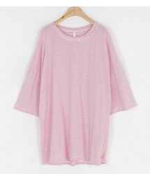 五分袖ルーズボーダーTEE(Tシャツ/カットソー)