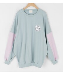 配色切替スウェットプルオーバー(スウェット)