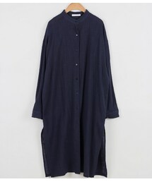 コットンサイドスリットロングシャツ(シャツ/ブラウス)